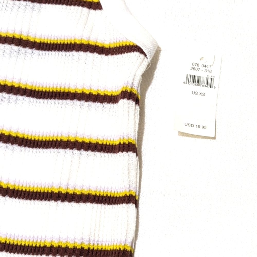 Aerie | Super Soft | Casual | Striped | Tank Top Vibrant | Retro | Ribbed | Boho - Picture 4 of 15